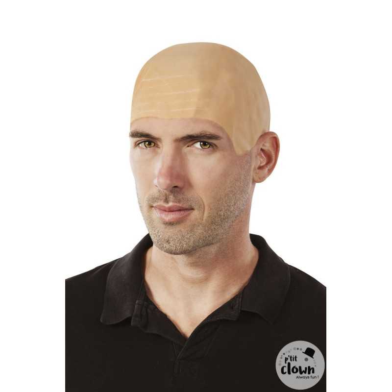 PERRUQUE CRANE LATEX CHAUVE COULEUR CHAIR