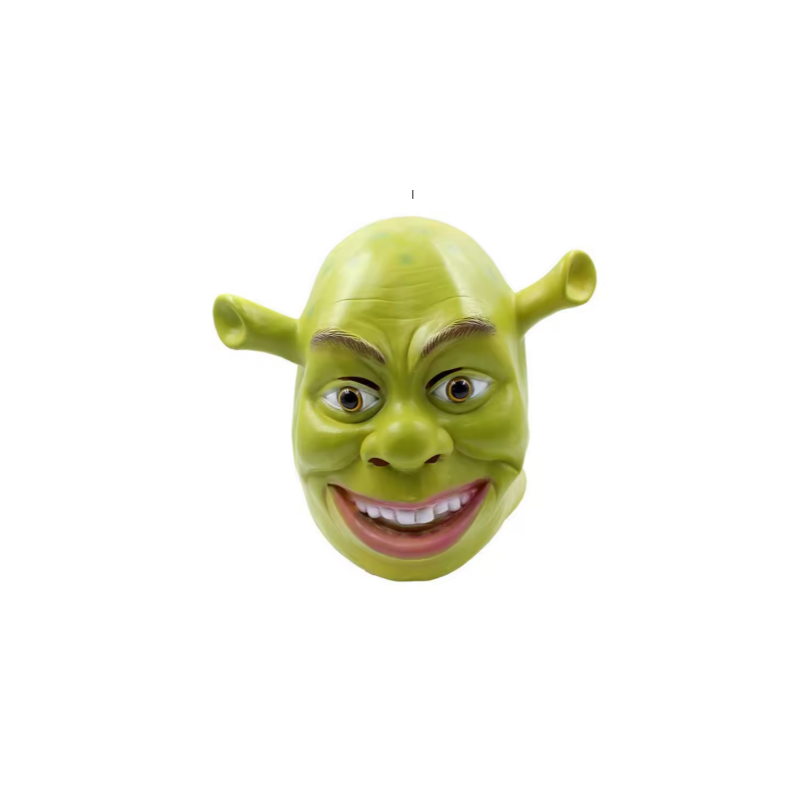 MASQUE SHREK ADULTE LATEX VERT MASQUE SHREK ADULTE LATEX VERT