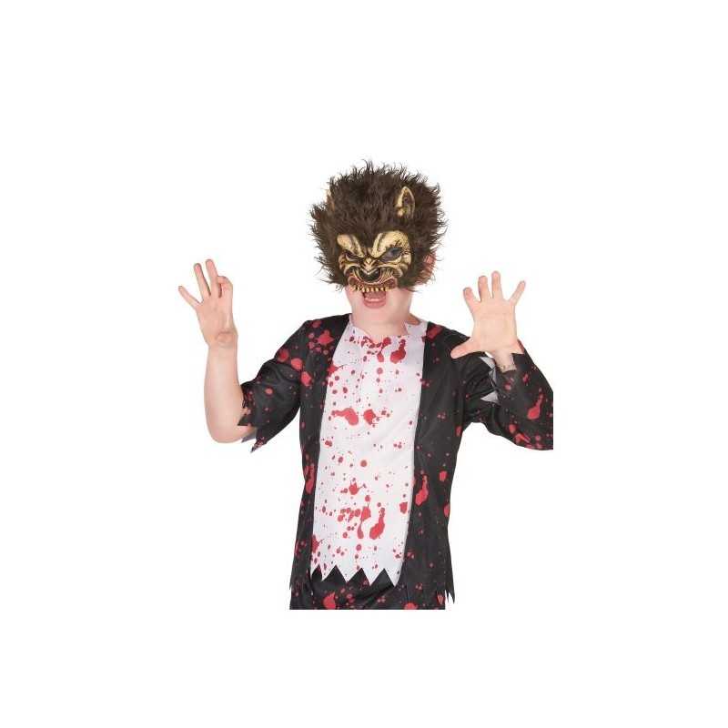 DEMI MASQUE LOUP GAROU ENFANT 