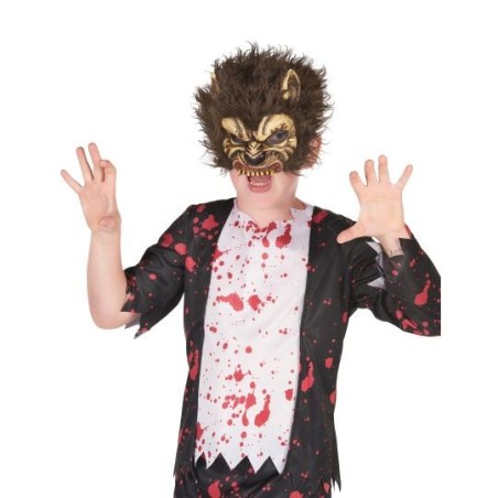 DEMI MASQUE LOUP GAROU ENFANT 