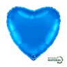 BALLON METALLIQUE COEUR 46 CM BLUE OU BLEU