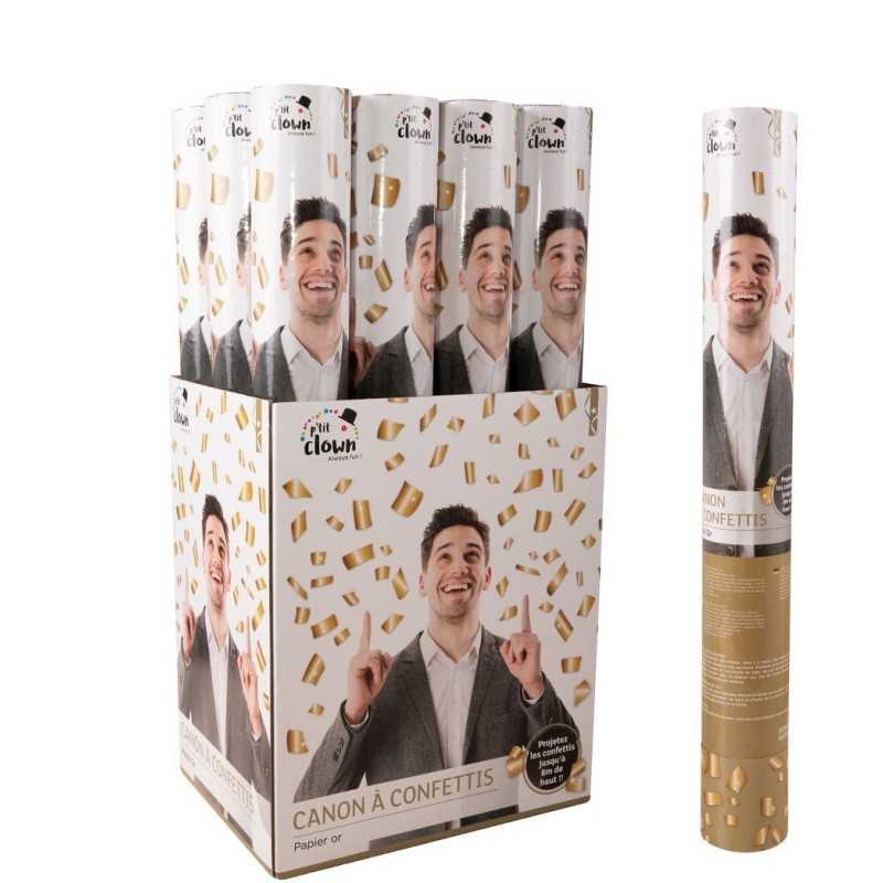 CANON A CONFETTIS OR 40 CM 