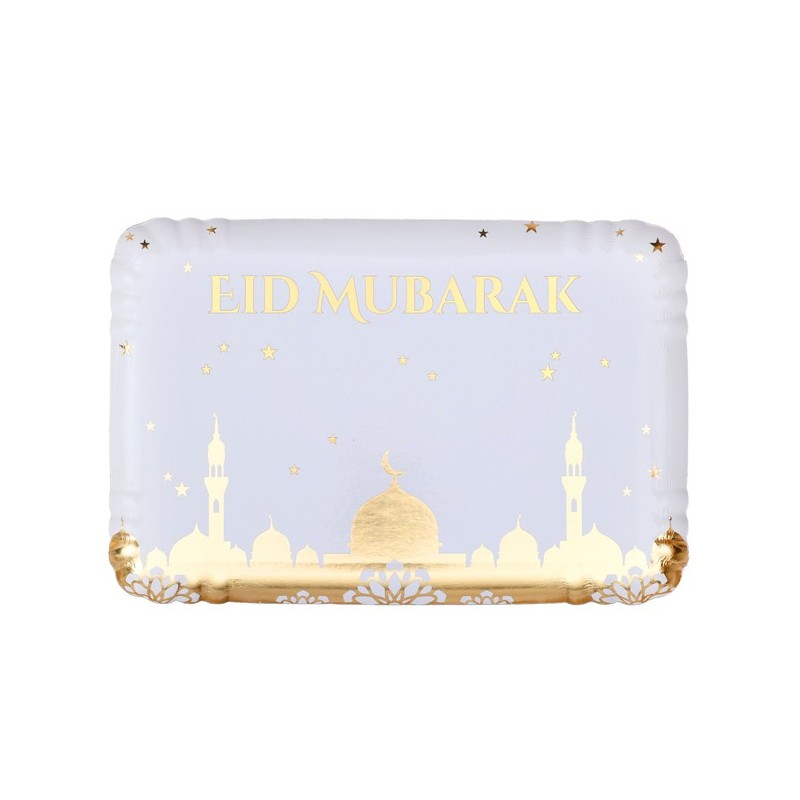 5X PLATEAU EID MUBARAK 28.5 x 19.5 cm 5X PLATEAU EID MUBARAK 28.5 x 19.5 cm