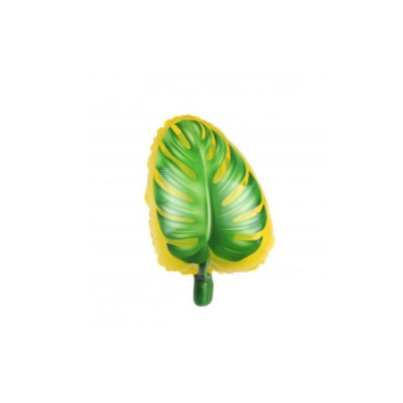 BALLON METALLIQUE FEUILLE VERTE 18"