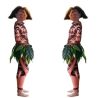 DEGUISEMENT MAUI DANS VAIANA PULL + PANTALON IMPRIME TATOUAGE TAILLE XL