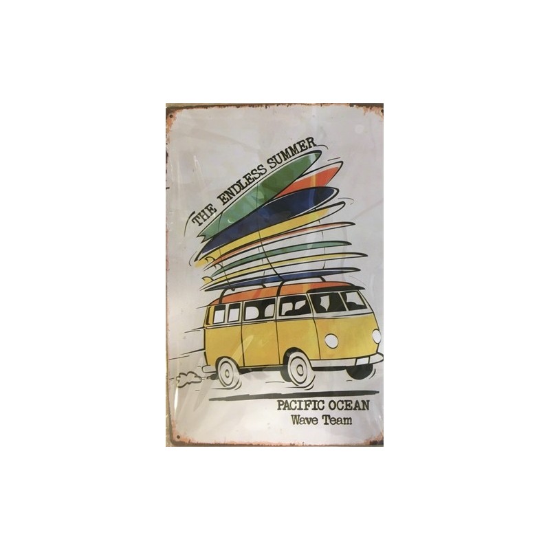 PLAQUE METAL VINTAGE PACIFIC OCEAN PLAQUE METAL VINTAGE PACIFIC OCEAN