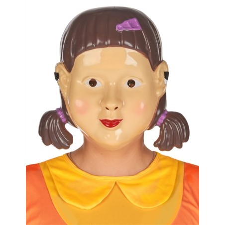 MASQUE POUPEE TUEUSE SQUID GAME PVC
