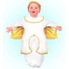 DEGUISEMENT BEBE ANGE BLANC ET OR  TAILLE 9 MOIS  DEGUISEMENT BEBE ANGE BLANC ET OR  TAILLE 9 MOIS