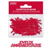 CONFETTIS DE TABLE JOYEUX ANNIVERSAIRE ROUGE CONFETTIS DE TABLE JOYEUX ANNIVERSAIRE ROUGE