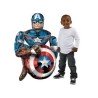 BALLON METALLIQUE AIRWALKER MARVEL CAPTAIN AMERICA 99 CM