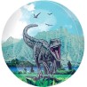 BALLON METALLIQUE ORBZ DINAUSAURE JURASSIC WORLD 38 X 40 CM 