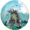 BALLON METALLIQUE ORBZ DINAUSAURE JURASSIC WORLD 38 X 40 CM 