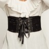 CORSET NOIR TYPE MEDIEVAL-PIRATE TAILLE M-L CORSET NOIR TYPE MEDIEVAL-PIRATE TAILLE M-L