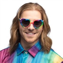 LUNETTE COEUR MULTICOULEUR 