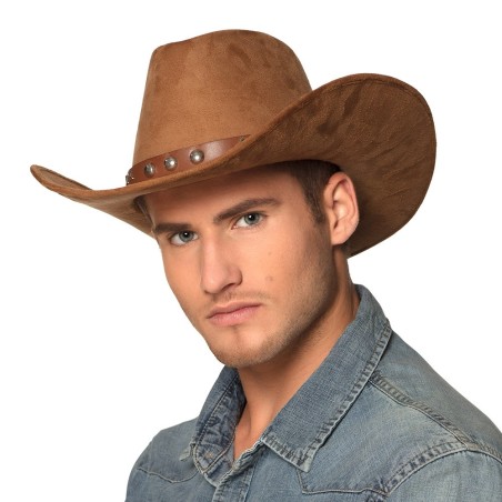 CHAPEAU COW BOY MARRON  NEBRASKA