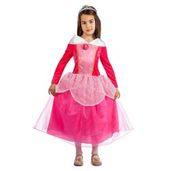 DEGUISEMENT ENFANT PRINCESSE ROSE TAILLE  7-9 ANS