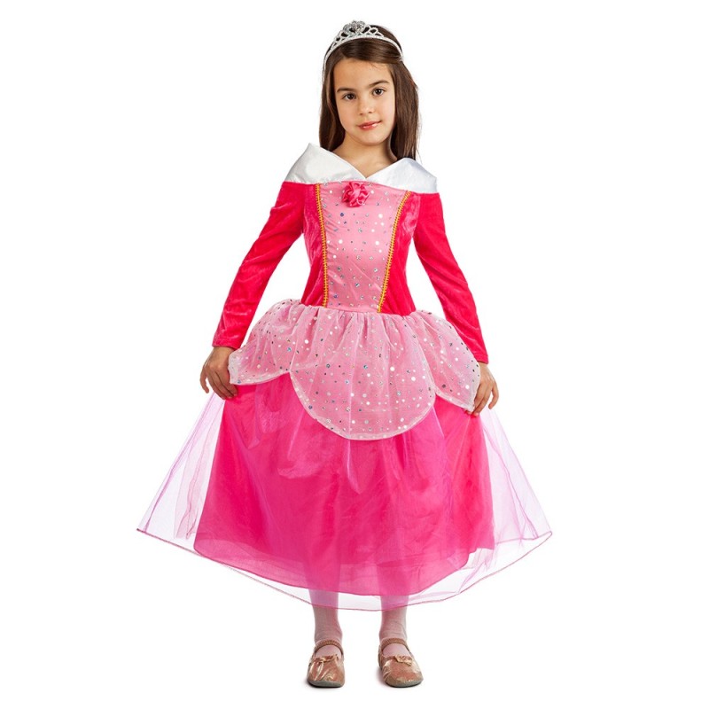 DEGUISEMENT ENFANT PRINCESSE ROSE TAILLE  7-9 ANS  DEGUISEMENT ENFANT PRINCESSE ROSE TAILLE  7-9 ANS
