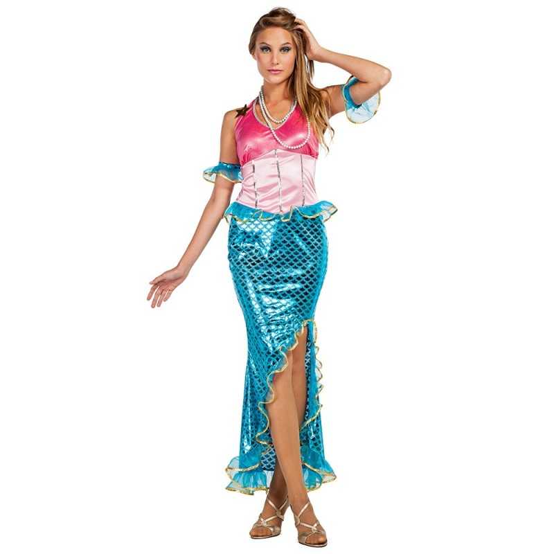 DEGUISEMENT FEMME SIRENE MERMAID TAILLE M-L
