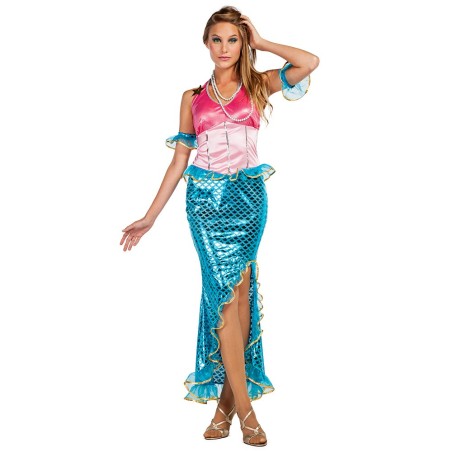 DEGUISEMENT FEMME SIRENE MERMAID TAILLE M-L