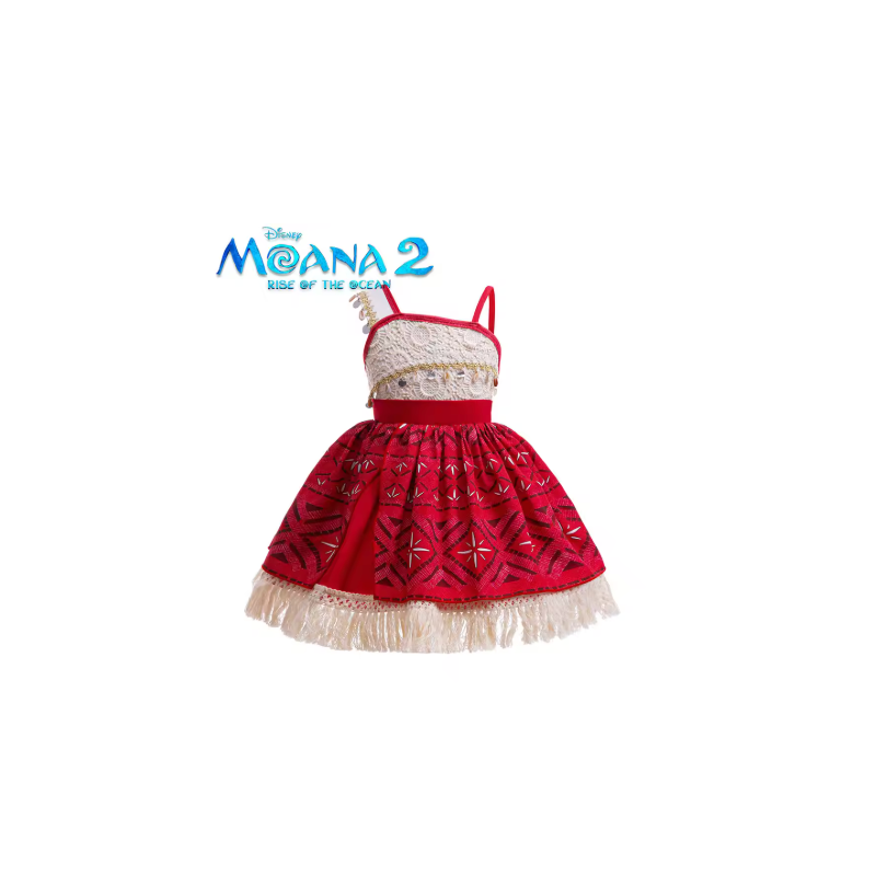 DEGUISEMENT PRINCESSE VAIANA OU MOANA ROBE FILM 2 TAILLE 130 CM DEGUISEMENT PRINCESSE VAIANA OU MOANA ROBE FILM 2 TAILLE 130 CM