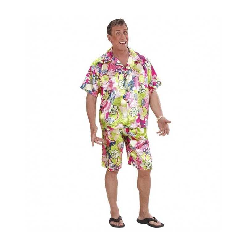 CHEMISE HAWAIENNE + SHORT TAILLE S