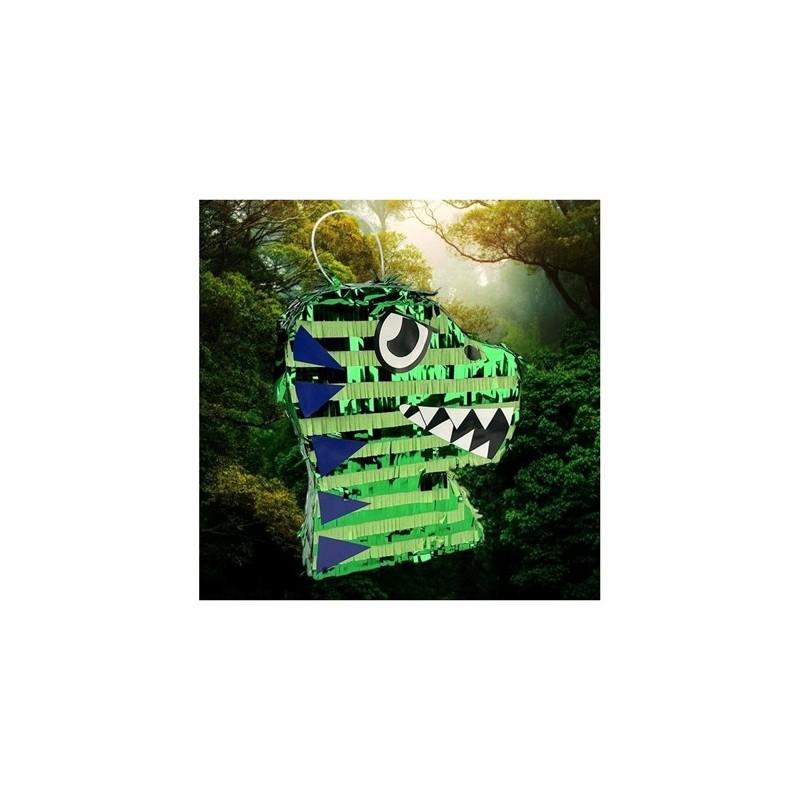 PINATA TETE DE DINOSAURE 33 X 28 X 8 CM 