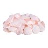 SACHET 50 PETALES DE ROSE SATIN ROSE PASTEL 3 CM X 4 CM 