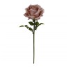 ROSE GEANTE VELOURS ROSE POUDRE 28 CM X 28 X 108 CM 