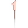 BOUGIE CHIFFRE 1 ROSE GOLD  BOUGIE CHIFFRE 1 ROSE GOLD