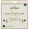 GUIRLANDE LETTRES HAPPY BIRTHDAY OR ET ROSE GOLD 1.5 M GUIRLANDE LETTRES HAPPY BIRTHDAY OR ET ROSE GOLD 1.5 M