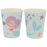 8 GOBELETS EN CARTON SIRENE MERMAID MAGIC 250 ML 8 GOBELETS EN CARTON SIRENE MERMAID MAGIC 250 ML