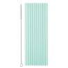12 PAILLES EN PLATIQUE REUTILISABLE VERT PASTEL OU MENTHE 23 CM 12 PAILLES EN PLATIQUE REUTILISABLE VERT PASTEL OU MENTHE 23 CM