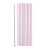 12 PAILLES EN PLATIQUE REUTILISABLE LILAS 23 CM 12 PAILLES EN PLATIQUE REUTILISABLE LILAS 23 CM