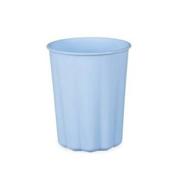 4 GOBELETS EN PLASTIQUE REUTILISABLE BLEU CIEL 220 ML