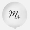 BALLON GEANT LATEX MARIAGE MR EN NOIR TAILLE DIAMETRE 1 M  BALLON GEANT LATEX MARIAGE MR EN NOIR TAILLE DIAMETRE 1 M
