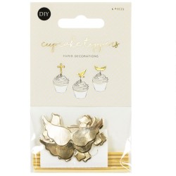 6 CAKE TOPPER COMMUNION 11 CM