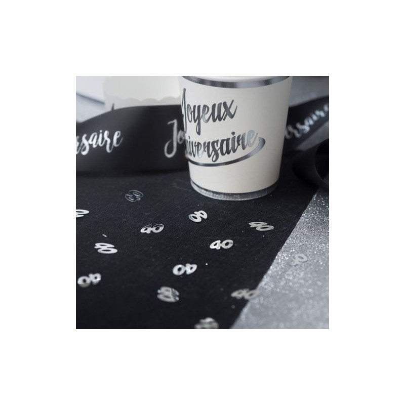 CONFETTIS DE TABLE PAPIER ARGENT 40 ARGENT 17G CONFETTIS DE TABLE PAPIER ARGENT 40 ARGENT 17G