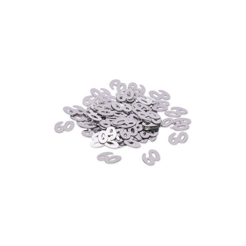 CONFETTIS DE TABLE PAPIER ARGENT 60 ARGENT 17G CONFETTIS DE TABLE PAPIER ARGENT 60 ARGENT 17G