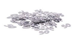 CONFETTIS DE TABLE PAPIER ARGENT 50 ARGENT 17G
