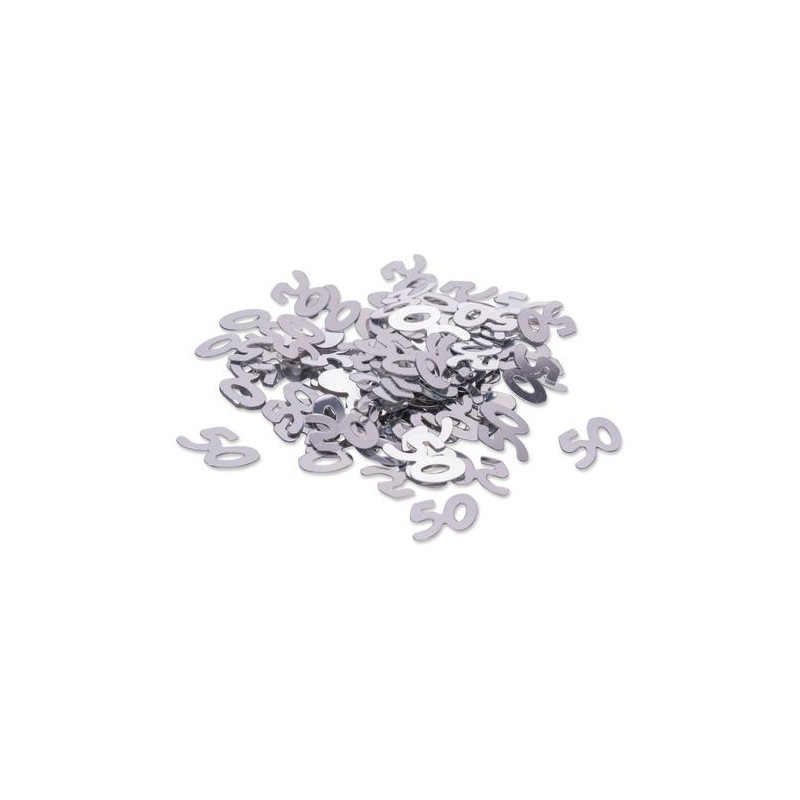 CONFETTIS DE TABLE PAPIER ARGENT 50 ARGENT 17G CONFETTIS DE TABLE PAPIER ARGENT 50 ARGENT 17G