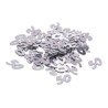 CONFETTIS DE TABLE PAPIER ARGENT 50 ARGENT 17G