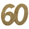 6 CONFETTIS PAILLETTES OR 60 ANS  6 CONFETTIS PAILLETTES OR 60 ANS