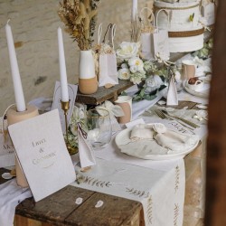 10 SACHETS MERCI EFFET LIN BEIGE ET OR 7.5 X 12.5 X 4.5 CM ET FICELLE COTON 