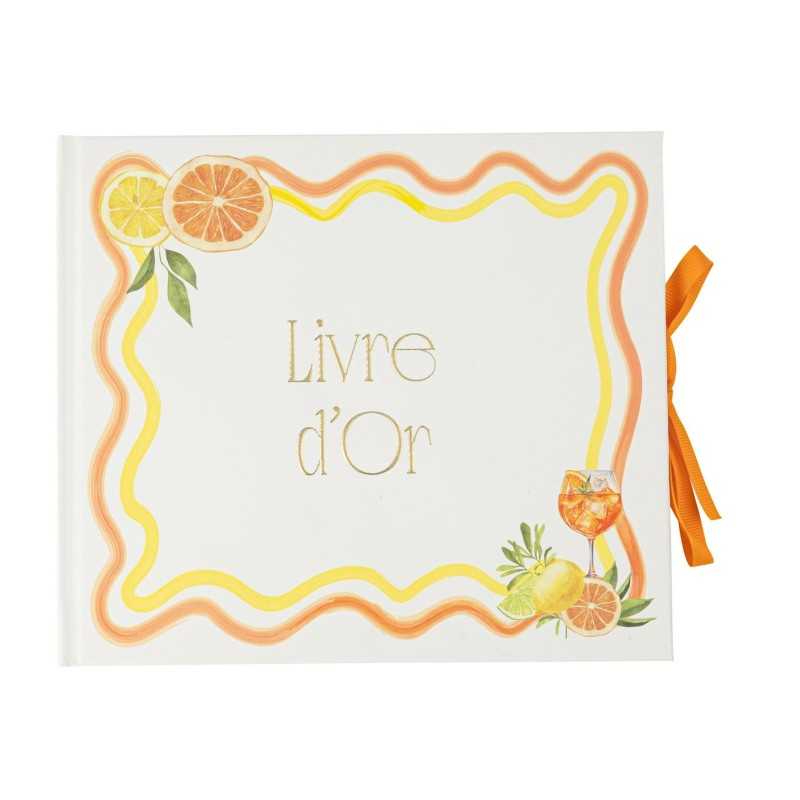 LIVRE D'OR FIZZ AGRUME CREME, ORANGE, JAUNE ET OR 