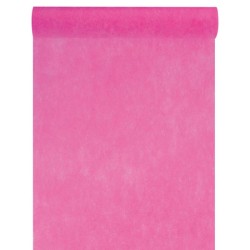 CHEMIN DE TABLE INTISSE 30 CM X 10 M ROSE FUSCHIA