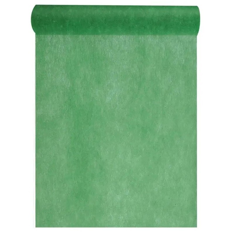 CHEMIN DE TABLE VERT SAPIN 30 CM X 10 METRES  CHEMIN DE TABLE VERT SAPIN 30 CM X 10 METRES
