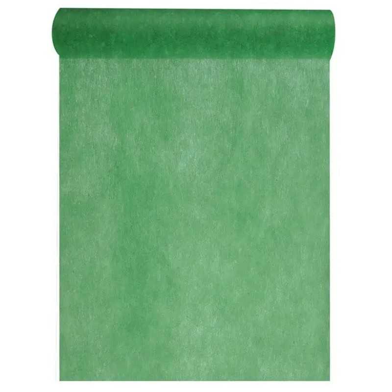 CHEMIN DE TABLE VERT SAPIN 30 CM X 10 METRES