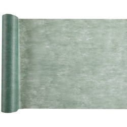 CHEMIN DE TABLE VERT EUCALYPTUS 30 CM X 10 METRES