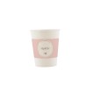 8 GOBELETS BAPTEME BLANC, ROSE ET OR 255 ML 8 GOBELETS BAPTEME BLANC, ROSE ET OR 255 ML