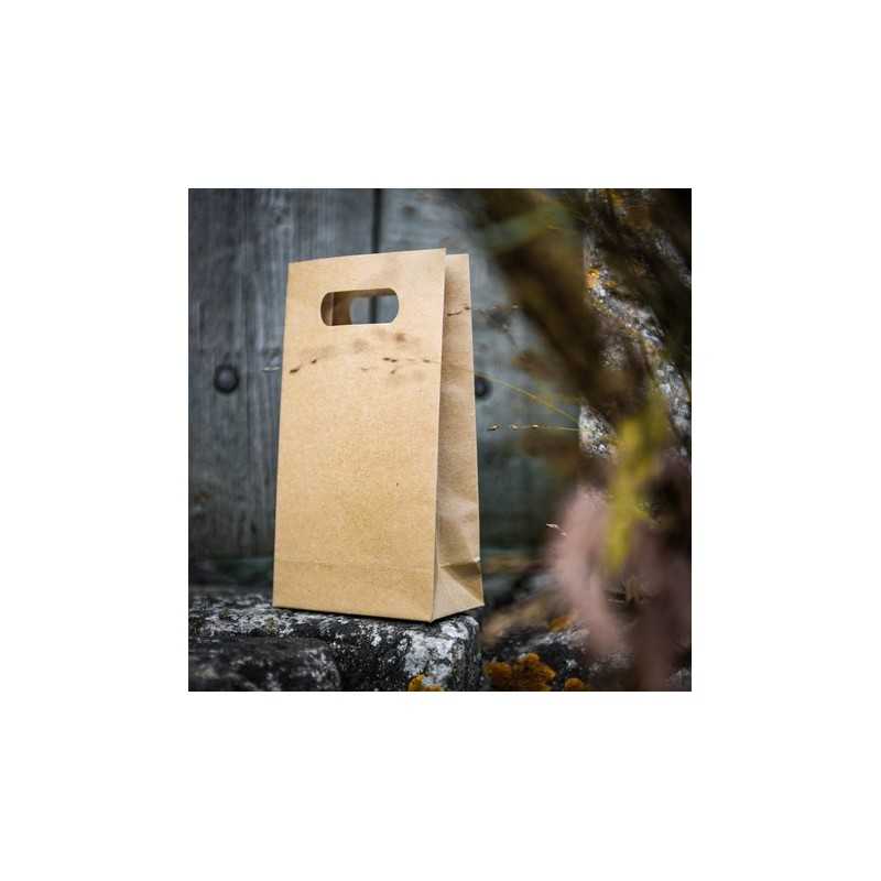 6 SAC CADEAUX COULEUR CRAFT 10 X 18 X 5 CM